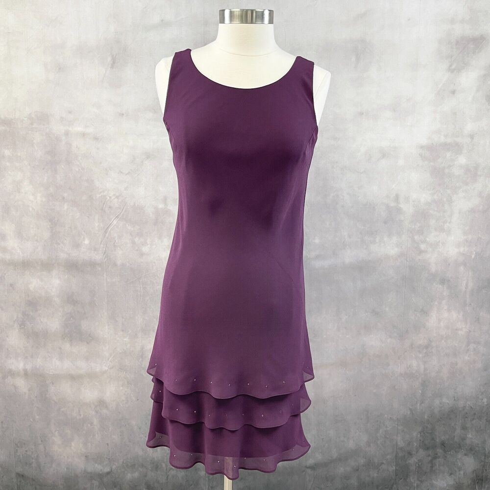 Ursula‎ of Switzerland Cocktail Dress Womens 6 Tiered Holiday Whimsigoth Fairy